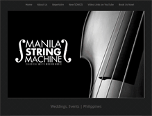 Tablet Screenshot of manilastringmachine.com